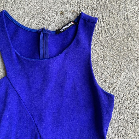 Impress - Blue Mini Dress - XS - Picture 4 of 6